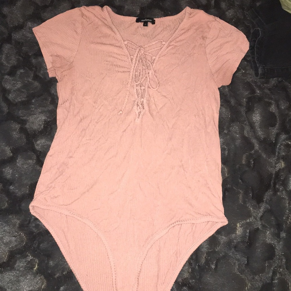 Lace up bodysuit